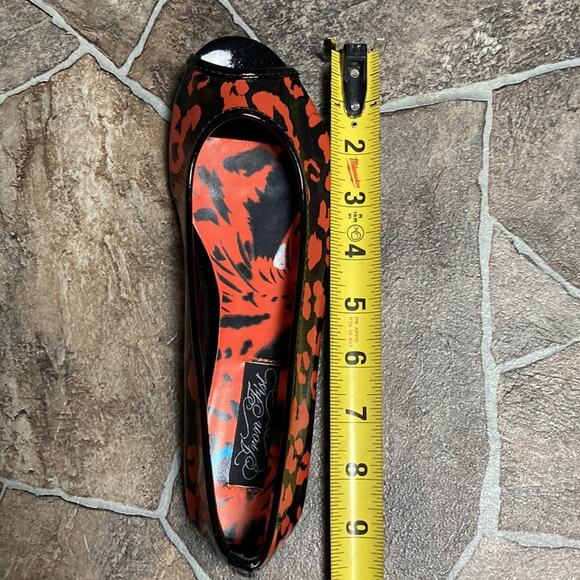 New in Box Iron Fist Orange Power Peep Toe Flat Sz 5 - Picture 11 of 14